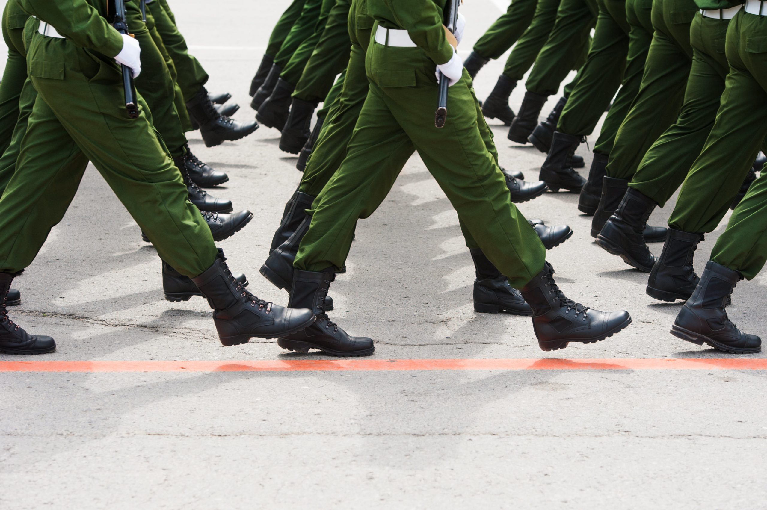 Source: Shutterstock, SGr, Soldiers marching in parade